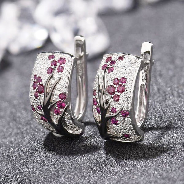 Girlfriend Shining Stars 2019 Trendy Fashion Tasteful Elegant Ear Studs Jewelry,Best Gifts for Her 925 Sterling Silver Stud Earring for Women Wife 
